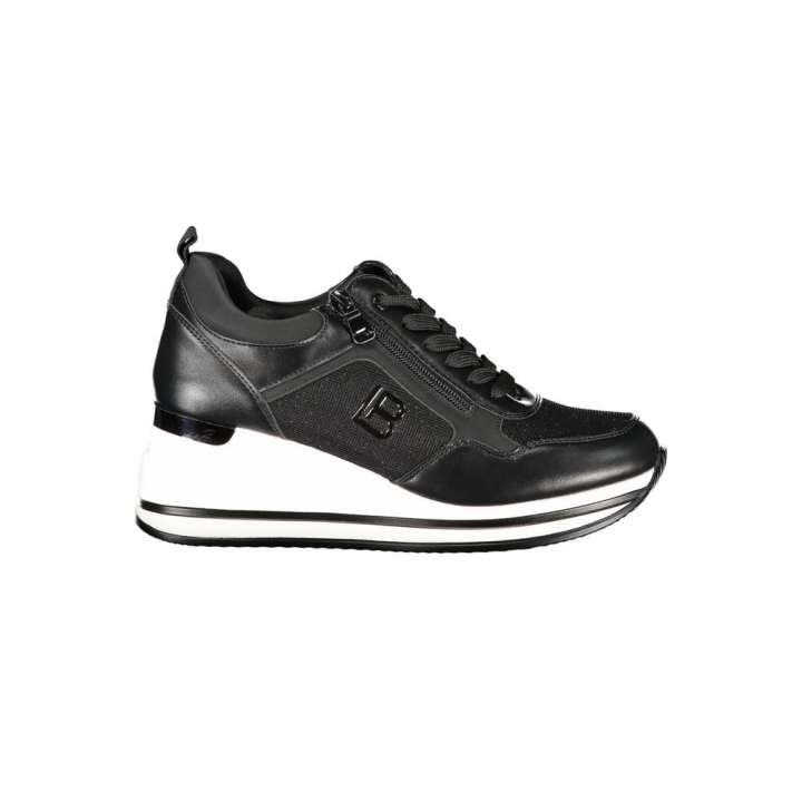 Priser på Laura Biagiotti Black Polyester Sneakers