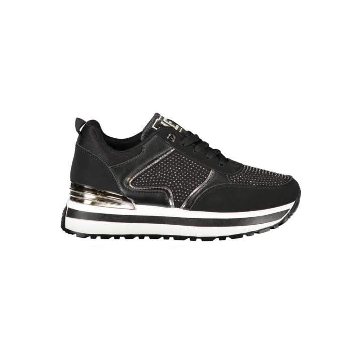 Priser på Laura Biagiotti Black Polyester Sneakers