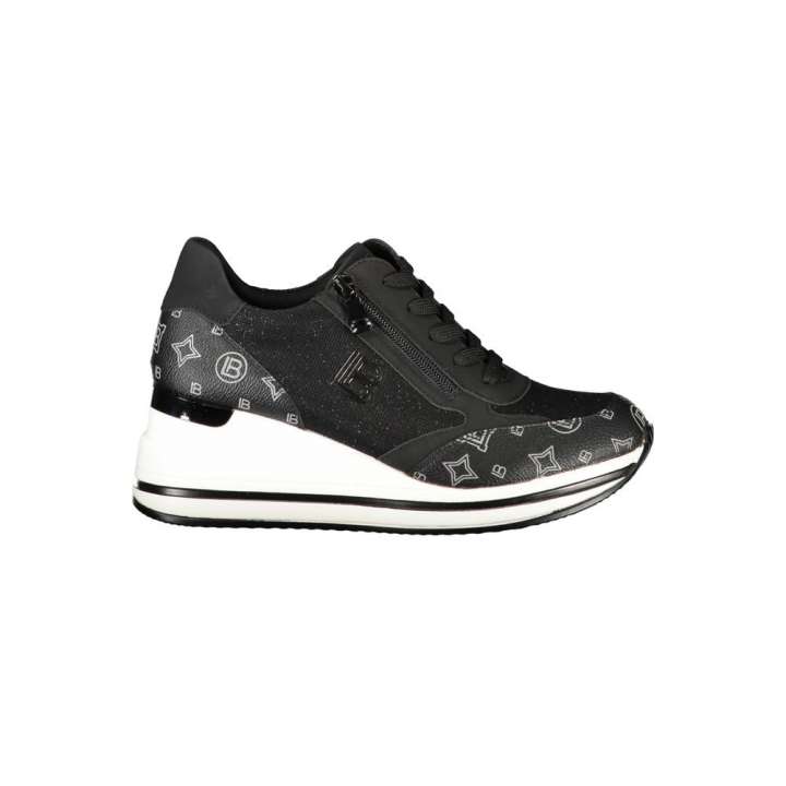 Priser på Laura Biagiotti Black Polyester Sneakers