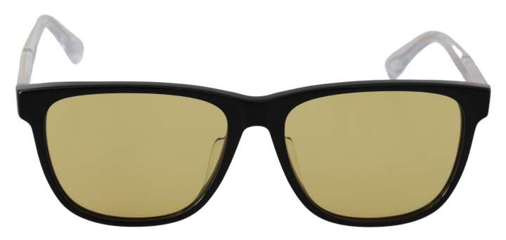 Priser på Diesel Chic Black Acetate Solbriller with Yellow Lenses