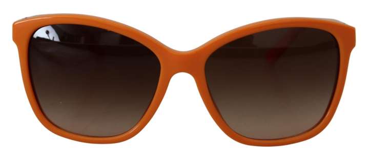 Priser på Dolce & Gabbana Chic Orange Round Solbriller for Dame