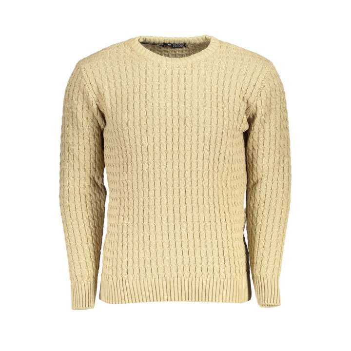 Priser på U.S. Grand Polo Beige Twisted Crew Neck Sweater