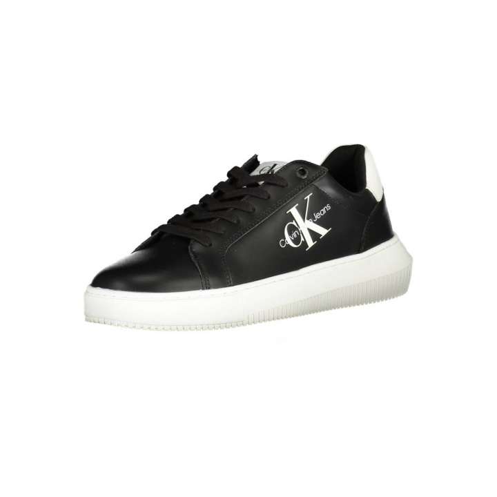 Priser på Calvin Klein Sleek Black Lace-Up Sports Sneakers