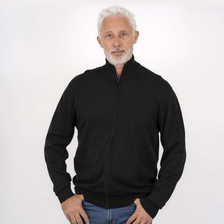 Priser på Carnét Stone Herre Cardigan - Jet Black - L