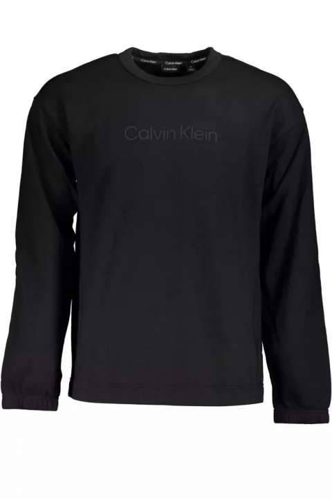 Priser på Calvin Klein Classic Black Brushed Logo Sweatshirt