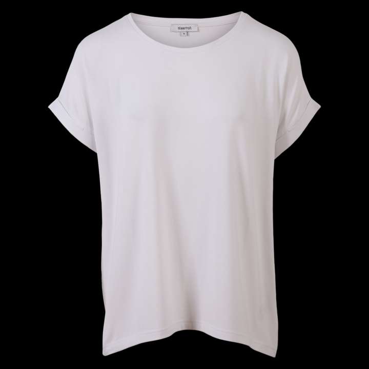 Priser på Steenholt Joan Dame T-shirt - Bright White - 2XL