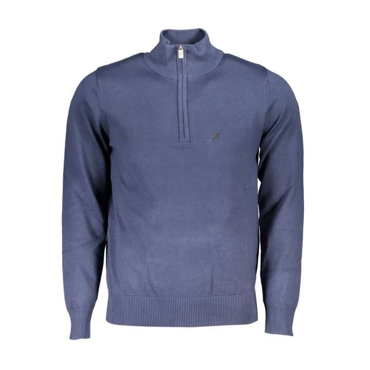 Priser på U.S. Grand Polo Elegant Blue Half-Zip Sweater