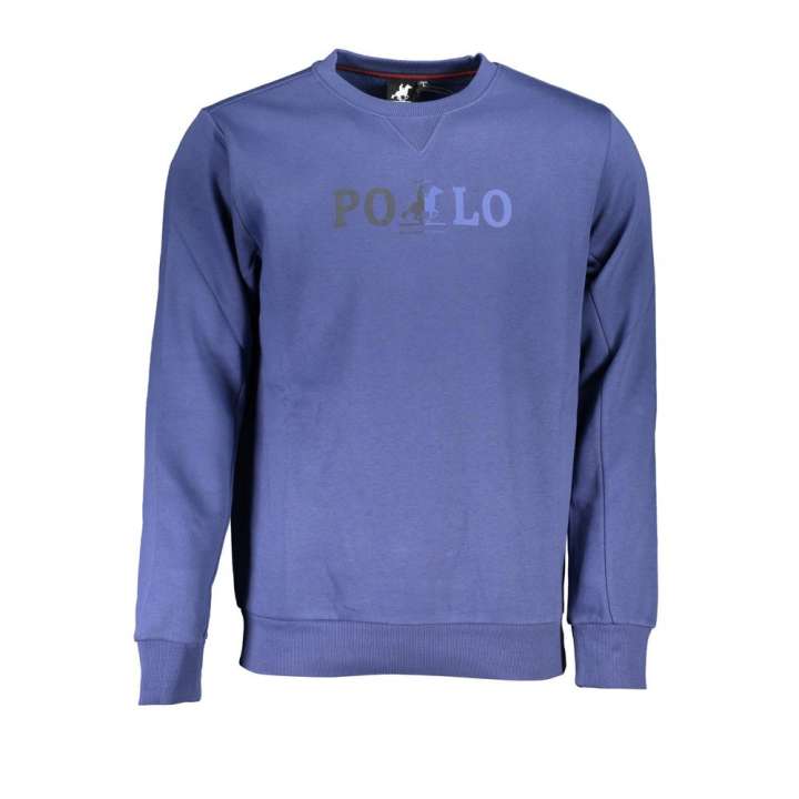 Priser på U.S. Grand Polo Chic Fleece Crew Neck Sweater in Blue