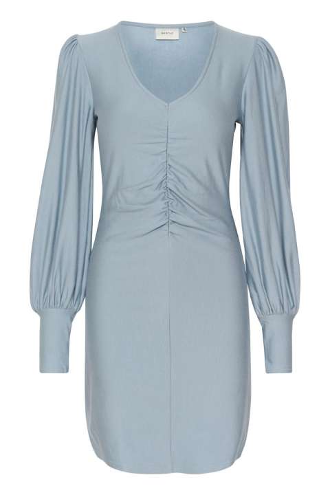 Priser på Gestuz - Kjole - RifaGZ V-Neck Short Dress - Grey Blue