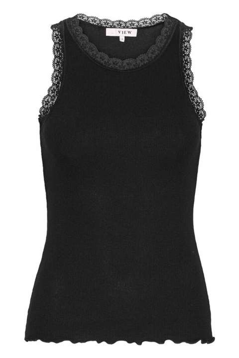 Priser på â¤ï¸Ž A-View - Top - Florine Tank Top - Black