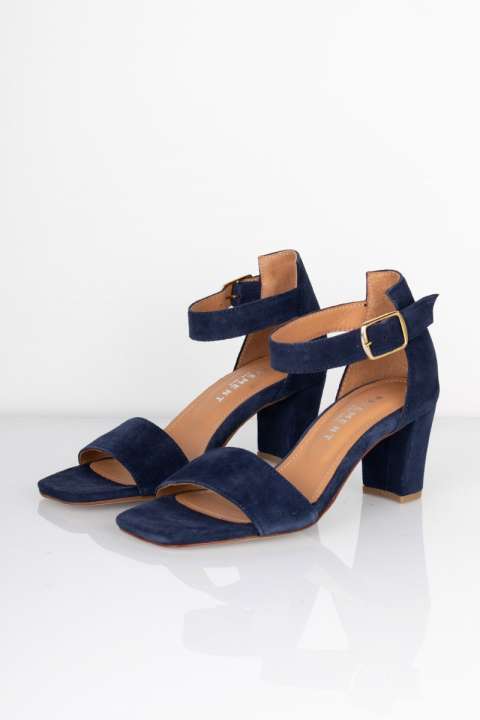 Priser på Pavement - Stiletter - Lykke - Navy Suede