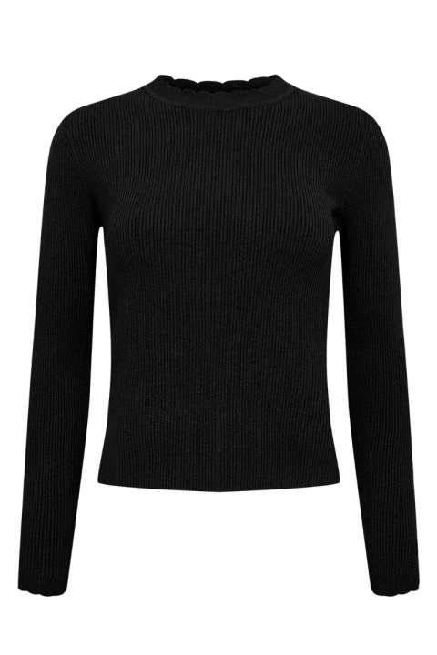 Priser på Nümph - Bluse - Nuroa O-NECK Pullover - Caviar