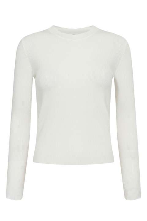 Priser på Nümph - Bluse - Nuroa O-Neck Pullover - Cloud Dancer