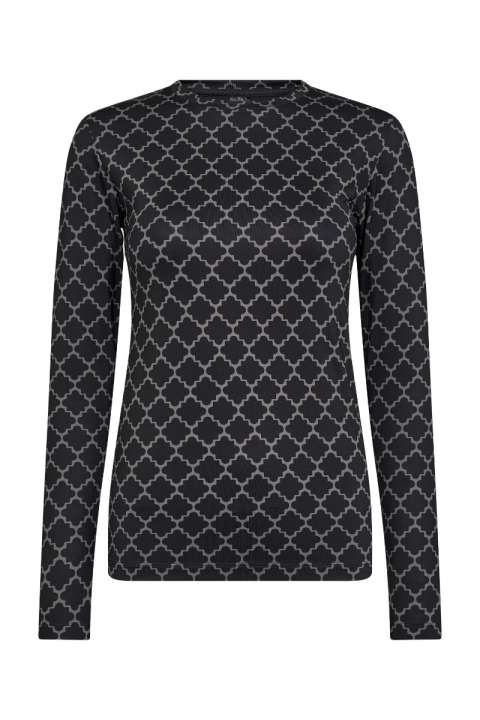 Priser på Hype The Detail - Bluse - Printed Blouse - Sort/H print