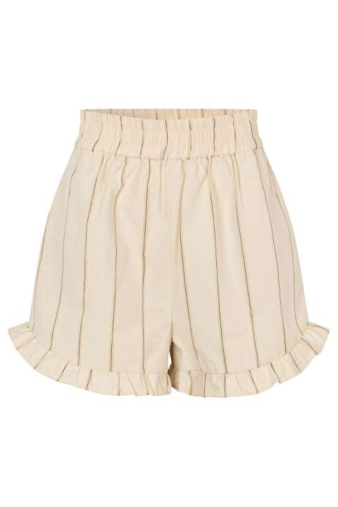 Priser på A-View - Shorts - Lizza Shorts - Off white/black stripe