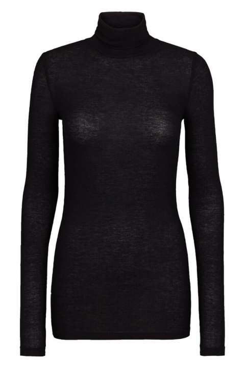 Priser på Bruuns Bazaar - Bluse - AngelaBB Roll Neck - Black