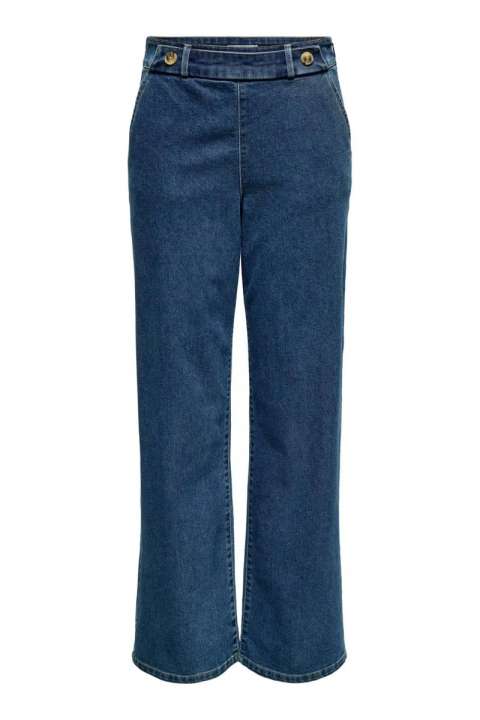 Priser på JDY - Jeans - Jdy Geggo Hw Wide Jeans Dnm Noos - Medium Blue Denim