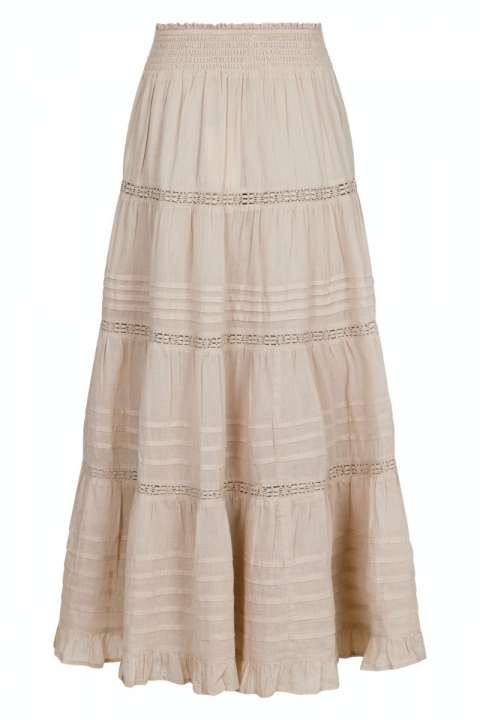 Priser på Neo Noir - Nederdel - Felicia S Voile Skirt - Sand