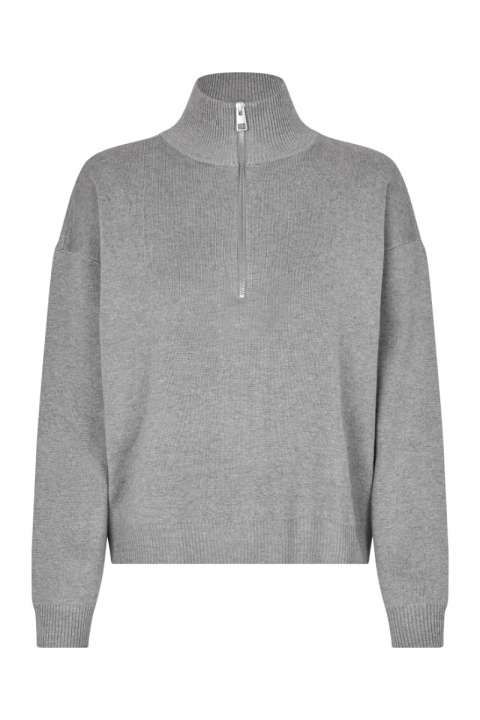 Priser på MbyM - Bluse - Joely-M - Medium Grey Melange