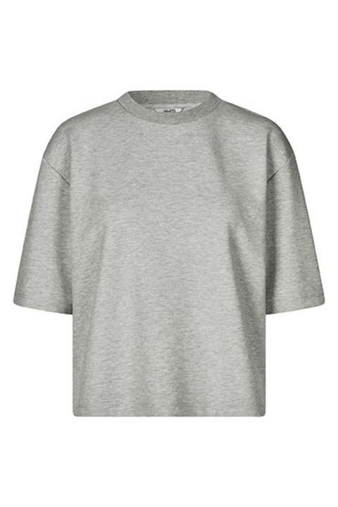 Priser på mbyM - T-shirt - Emrys-M - Light Grey Melange