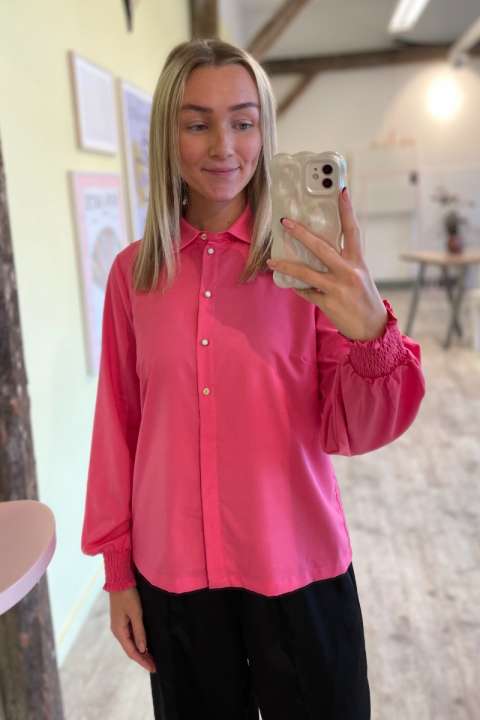 Priser på Nümph - Skjorte - NU Tully Shirt - Camellia Rose