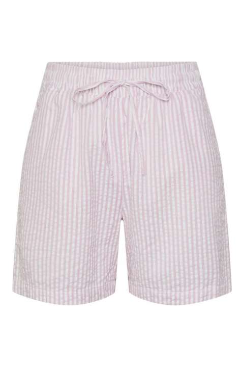 Priser på Pieces - Shorts - PC Sally Hw Loose String Shorts - Pastel Lavender