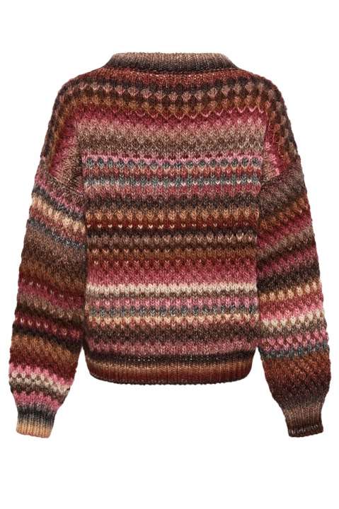 Priser på Noella - Strik - Gio Knit Sweater - Rust Mix