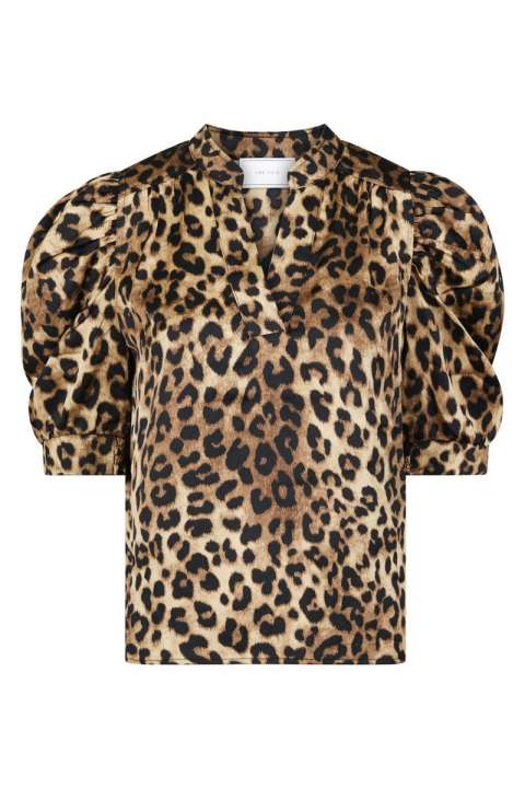 Priser på Neo Noir - Top - Roella Leo Blouse - Leopard