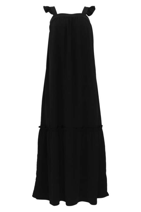 Priser på Continue - Kjole - Lulu Dress Solid 01 - Black