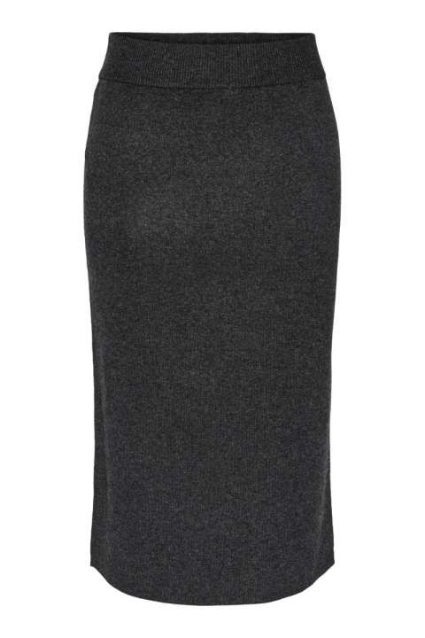 Priser på Y.A.S - Nederdel - YAS - Assi Hw Midi Knit Skirt S. Noos - Dark Grey Melange