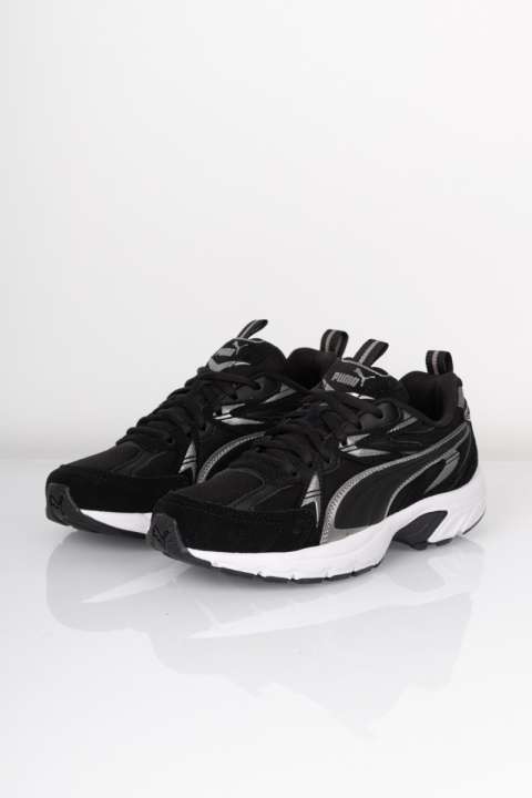 Priser på Puma - Sneakers - Milenio Tech Suede - Black-Silver-Cool Dark Grey