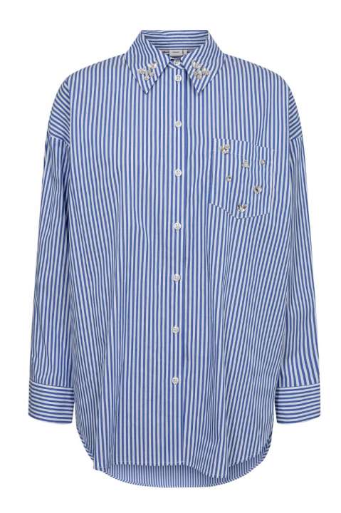 Priser på Nümph - Skjorte - NU Hailey Shirt - Regatta