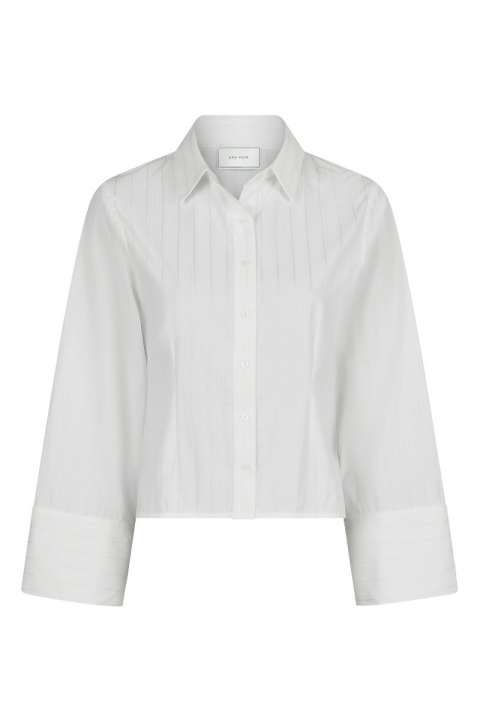 Priser på Neo Noir - Skjorte - Rosa Solid Shirt - White