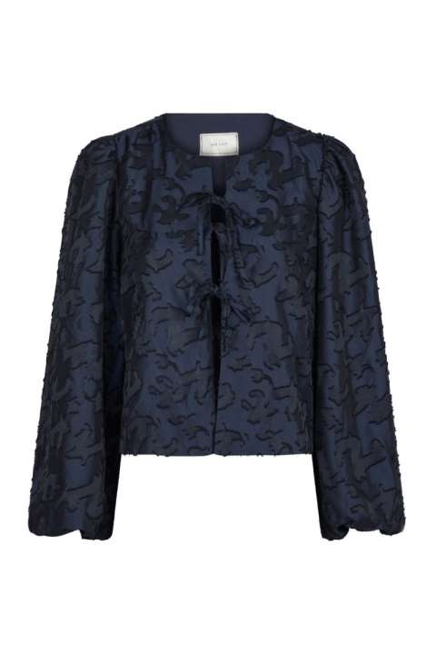 Priser på Neo Noir - Bluse - Daliska Artwork Blouse - Navy