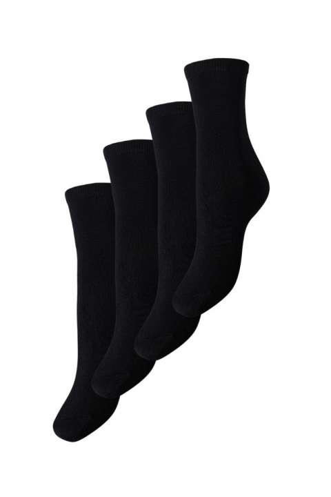 Priser på Pieces - Strømper - PC Elisa 4 Pack Socks Noos - Black