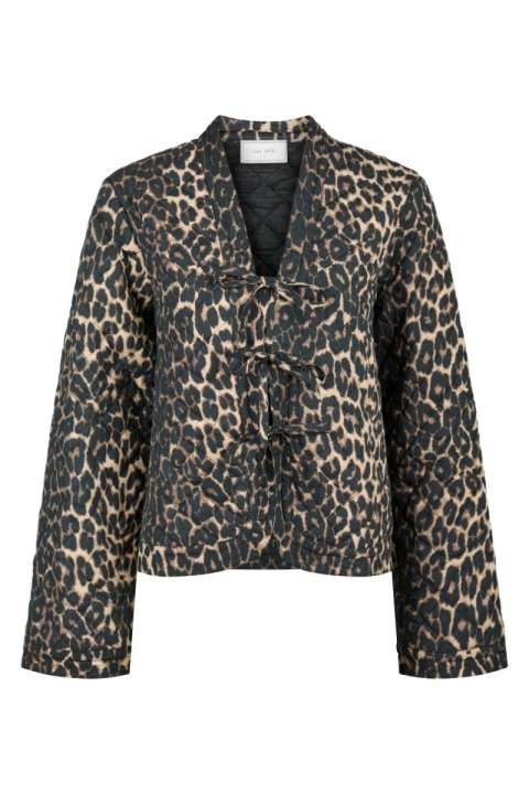 Priser på Neo Noir - Jakke - Dubbie Leo Quilt Jacket - Leopard