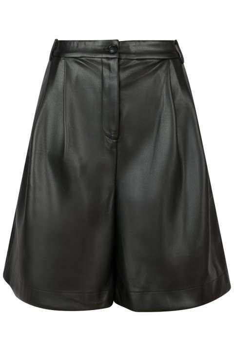 Priser på Neo Noir - Shorts - Nika Bermuda PU Shorts - Black