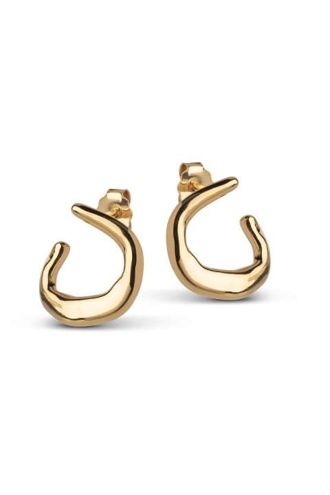 Priser på Enamel - Øreringe - Copenhagen Earrings, Inga - Guld