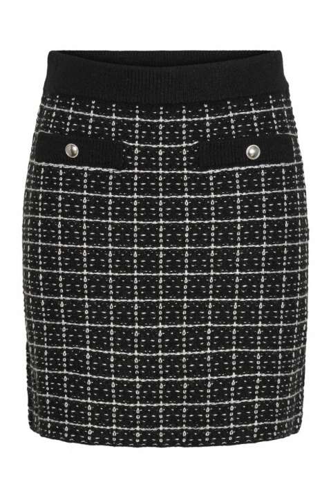 Priser på Pieces - Nederdel - Pcnilja Hw Knit Skirt - Black