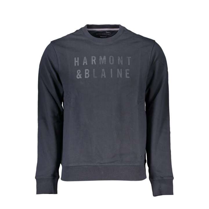 Priser på Harmont & Blaine Elegant Blue Crew Neck Sweatshirt