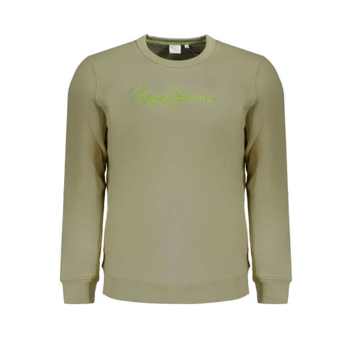 Priser på Pepe Jeans Green Cotton Sweater