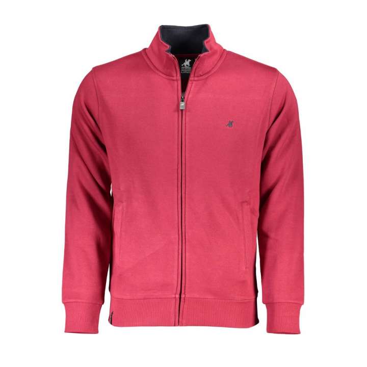 Priser på U.S. Grand Polo Chic Pink Long Sleeve Zip Sweatshirt