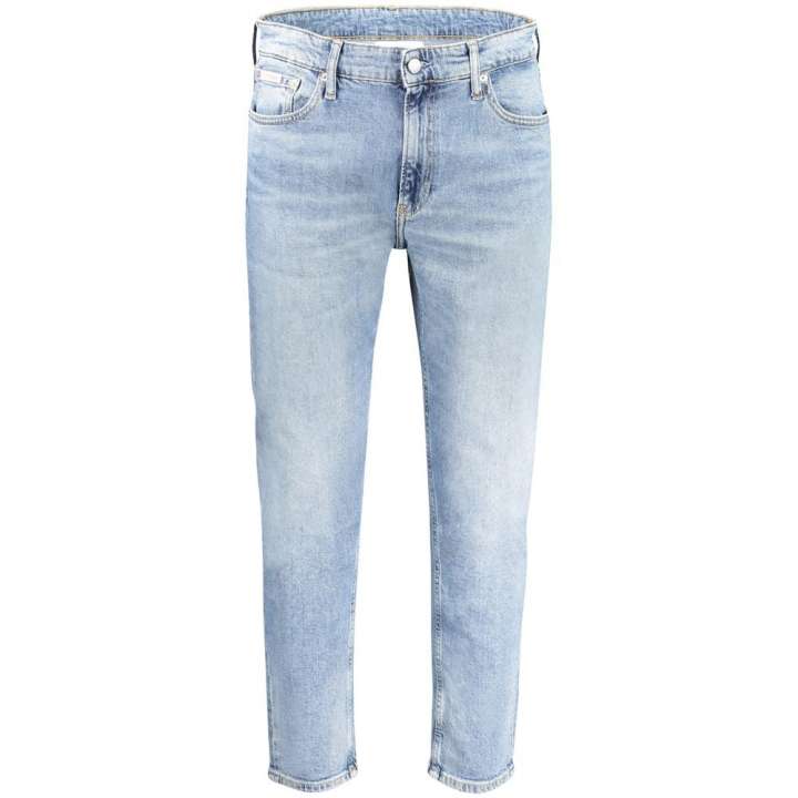 Priser på Calvin Klein Light Blue Cotton Jeans & Pants