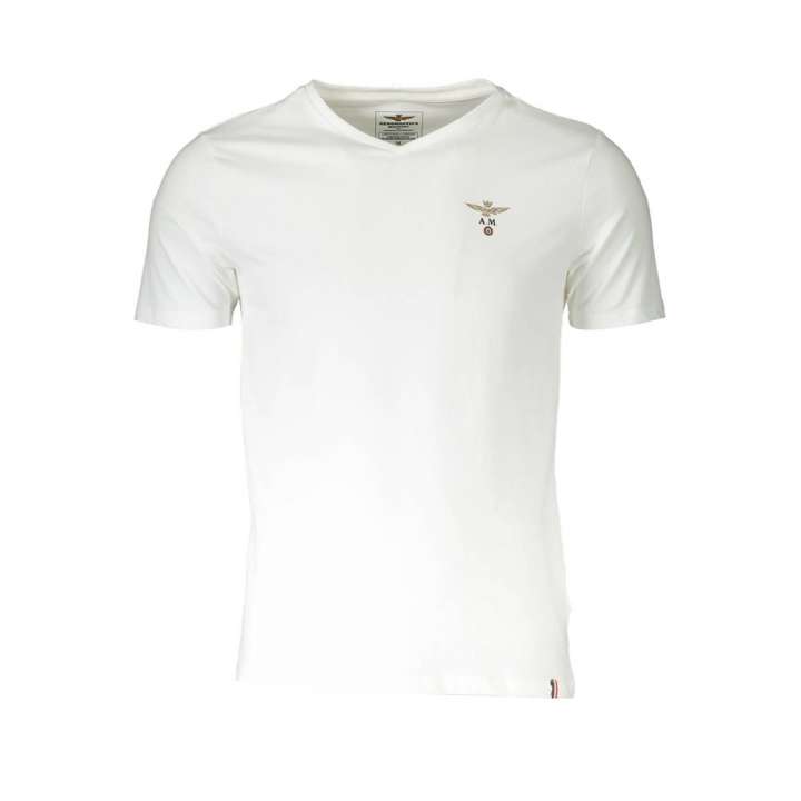 Priser på Aeronautica Militare White Cotton T-Shirt