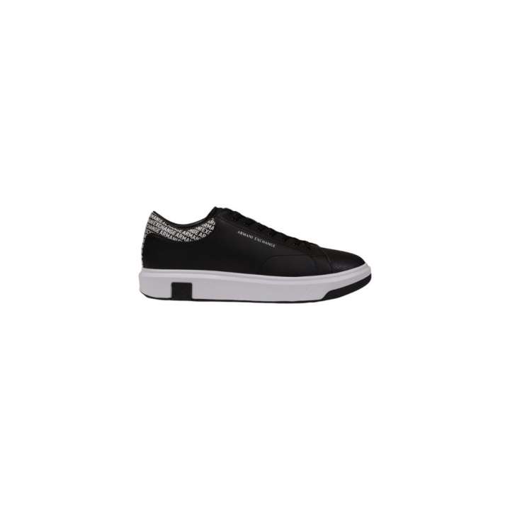 Priser på Armani Exchange Black Leather Sneakers