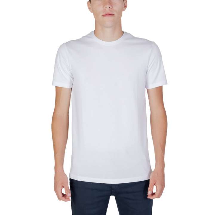 Priser på Armani Exchange White Cotton T-Shirt