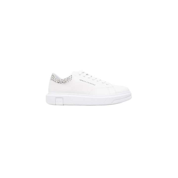 Priser på Armani Exchange White Polyester Sneakers