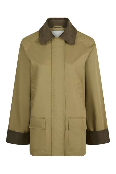 Priser på Neo Noir - Jakke - Anastacia Cord Jacket - Khaki