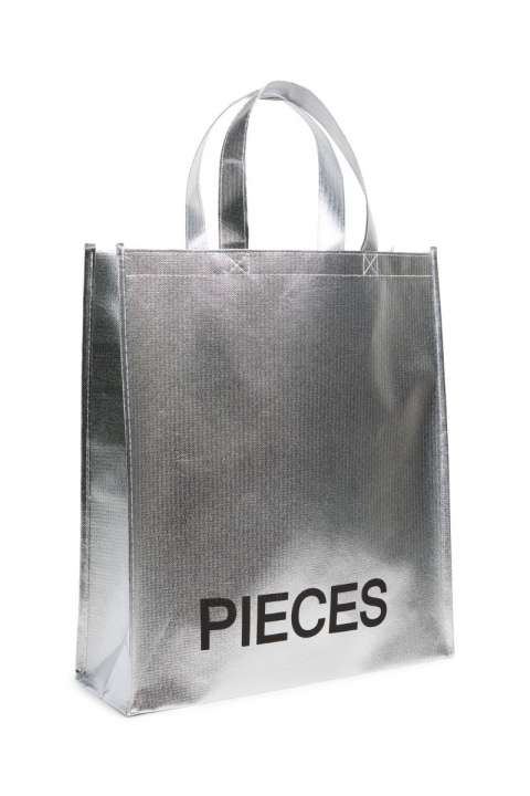 Priser på Pieces - Taske - PC Nusse Shopper - Silver