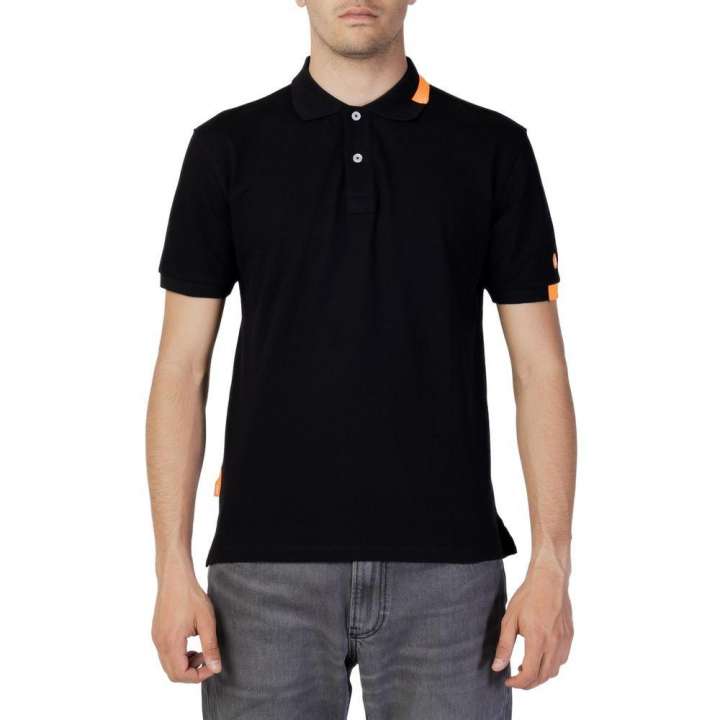 Priser på Suns Black Cotton Polo Shirt